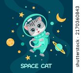 Cat Astronaut In Space Suit For ...