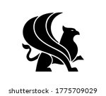 griffin logo template  wing... | Shutterstock .eps vector #1775709029