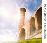 Small photo of Aghdam, Agdam, Juma Mosque, Cumə Məscidi, Old, Destroyed, Occupied, Cinematic perspective, Ramadan, Eid al-Adha, Eid al-Fitr, Sunny sky