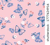 pattern butterfly graphic... | Shutterstock .eps vector #1777624916