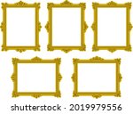 illustration set of golden... | Shutterstock .eps vector #2019979556