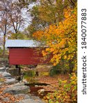Small photo of Roddy Road Covered Bridge, October 2020