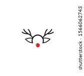 christmas logo template vector... | Shutterstock .eps vector #1566062743