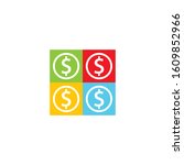 money logo template vector... | Shutterstock .eps vector #1609852966