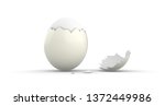egg easter 3d | Shutterstock . vector #1372449986