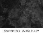 Small photo of Black white abstract watercolor. Dark gray art background for design. Spot, blot, daub. Grunge.