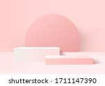 background 3d pink love... | Shutterstock .eps vector #1711147390
