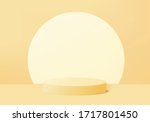 pedestal background vector 3d... | Shutterstock .eps vector #1717801450