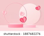 3d background products... | Shutterstock .eps vector #1887682276