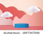 3d background free hand product ... | Shutterstock .eps vector #1897347040
