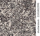 animal skin pattern leopard... | Shutterstock .eps vector #2101832590