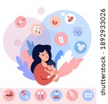 motherhood concept illustration.... | Shutterstock .eps vector #1892933026