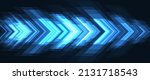 abstract blue arrows high speed ... | Shutterstock .eps vector #2131718543