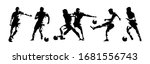 soccer players  group of... | Shutterstock .eps vector #1681556743