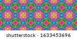 bohemian summer pattern print.... | Shutterstock . vector #1633453696