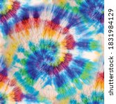 vector tie dye swirl. swirl tie ... | Shutterstock .eps vector #1831984129