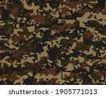 Camouflage Print. Military Tree ...