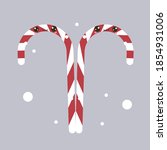 christmas kawaii candy icon... | Shutterstock .eps vector #1854931006