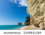 Small photo of The bay of the Zagare is a stretch of coast in Mattinata in the Gargano, in Puglia. The name of this bay derives from the orange blossom, citrus flowers and from the blackbirds and solitary sparrows