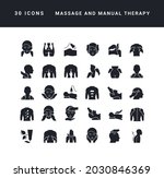 massage and manual therapy.... | Shutterstock .eps vector #2030846369