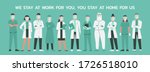 medical workers with tagline ... | Shutterstock .eps vector #1726518010