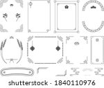 china frame label design... | Shutterstock .eps vector #1840110976
