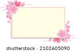spring cherry blossom petal... | Shutterstock .eps vector #2102605090