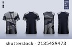 t shirt mockup  sport shirt... | Shutterstock .eps vector #2135439473