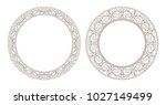 set contour illustrations of... | Shutterstock .eps vector #1027149499