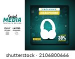 new arrival smart headphone... | Shutterstock .eps vector #2106800666
