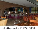 Small photo of Nevada USA September 4, 2021 Exterior view of the bar of the famous Libertine Social restaurant with an eclectic design located in the last access point of Mandalay Bay Las Vegas