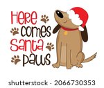 Here Comes Santa Paws   Funny...