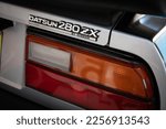 Small photo of Santa Rosa, United States; August 30, 2022: Detail of an exclusive classic Japanese sports car, Datsun 280 ZX R