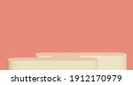 abstract 3d render  mock up... | Shutterstock . vector #1912170979