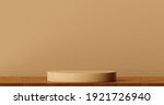 abstract 3d render  mock up... | Shutterstock . vector #1921726940