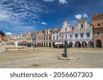Small photo of Telc, Czech republic - 07 06 2021: the main square - Zacharias of Hradec Square