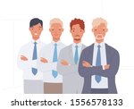 business team. group of... | Shutterstock .eps vector #1556578133