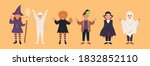 set of children characters for... | Shutterstock .eps vector #1832852110
