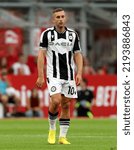 Small photo of MILAN, ITALY - AUGUST 13, 2022: Gerard Deulofeu looks on during the Serie A 2022-2023 MILAN v UDINESE at San Siro Stadium.