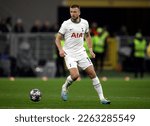 Small photo of MILAN, ITALY - FEBRUARY 14, 2023: Eric Dier in action during the UEFA Champions League 2022-2023 AC MILAN v TOTTENHAM Hotspur at San Siro Stadium.