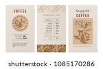 3 banners for coffee trademak... | Shutterstock .eps vector #1085170286