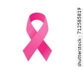 breast cancer awareness ribbon... | Shutterstock .eps vector #712585819