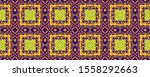 spanish majolica. azulejo... | Shutterstock . vector #1558292663