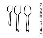 spatula icon in trendy flat... | Shutterstock .eps vector #2008164113
