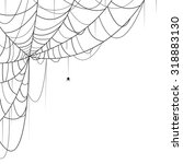 vector illustration of spider... | Shutterstock .eps vector #318883130