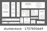 set of creative web banners of... | Shutterstock .eps vector #1707850669