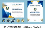 certificate of appreciation... | Shutterstock .eps vector #2062876226