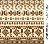 nordic tradition pattern | Shutterstock .eps vector #492147250