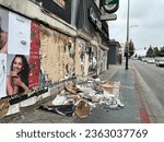 Small photo of Los Angeles, California, USA - September 16 2023: A shuttered building with the sign "New Goody Goody" on Vermont Ave. in the Korea Town area of LA. Daytime.