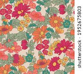 blooming summer or spring... | Shutterstock .eps vector #1952675803